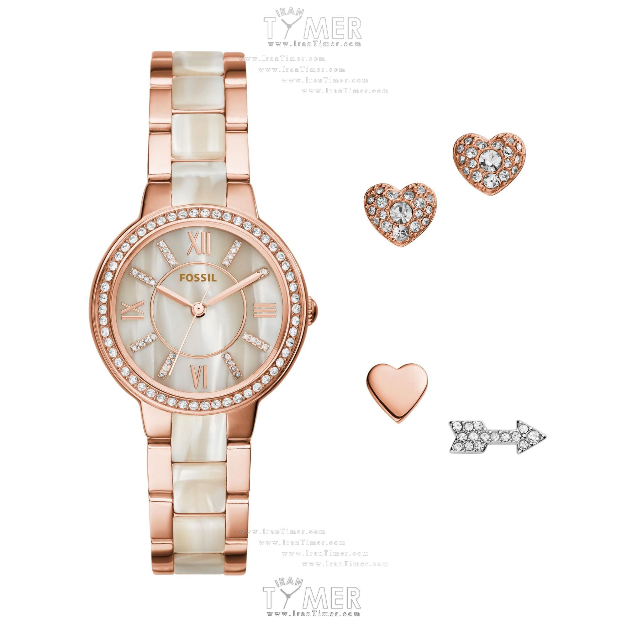 قیمت و خرید ساعت مچی زنانه فسیل(FOSSIL) مدل ES3965SET کلاسیک فشن | اورجینال و اصلی