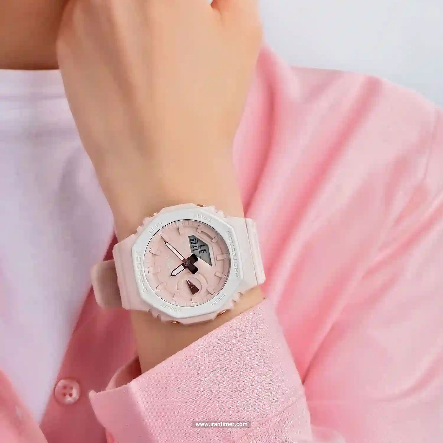 قیمت و خرید ساعت مچی زنانه کاسیو (CASIO) جی شاک مدل GA-2110SL-4A7DR اسپرت | اورجینال و اصلی