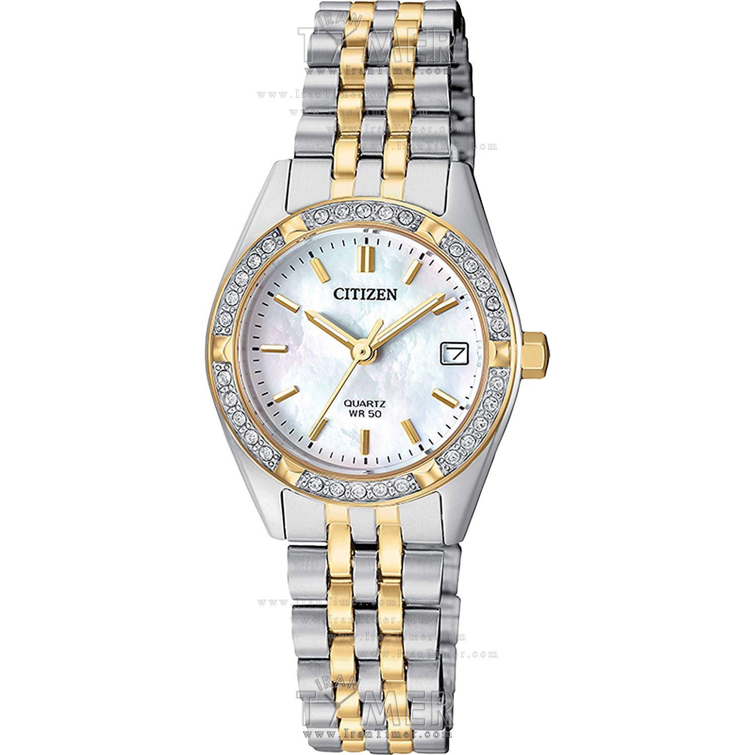 قیمت و خرید ساعت مچی زنانه سیتیزن(CITIZEN) مدل EU6064-54D کلاسیک | اورجینال و اصلی