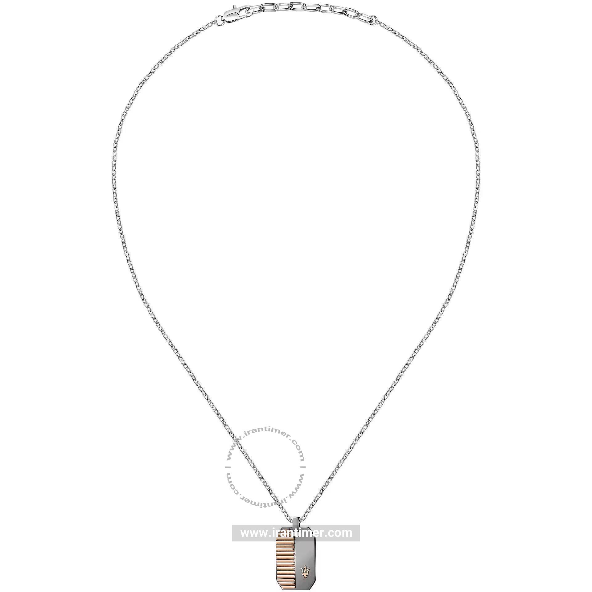 قیمت و خرید گردنبند مردانه مازراتی(MASERATI) مدل JM222AVD01 کلاسیک | اورجینال و اصلی