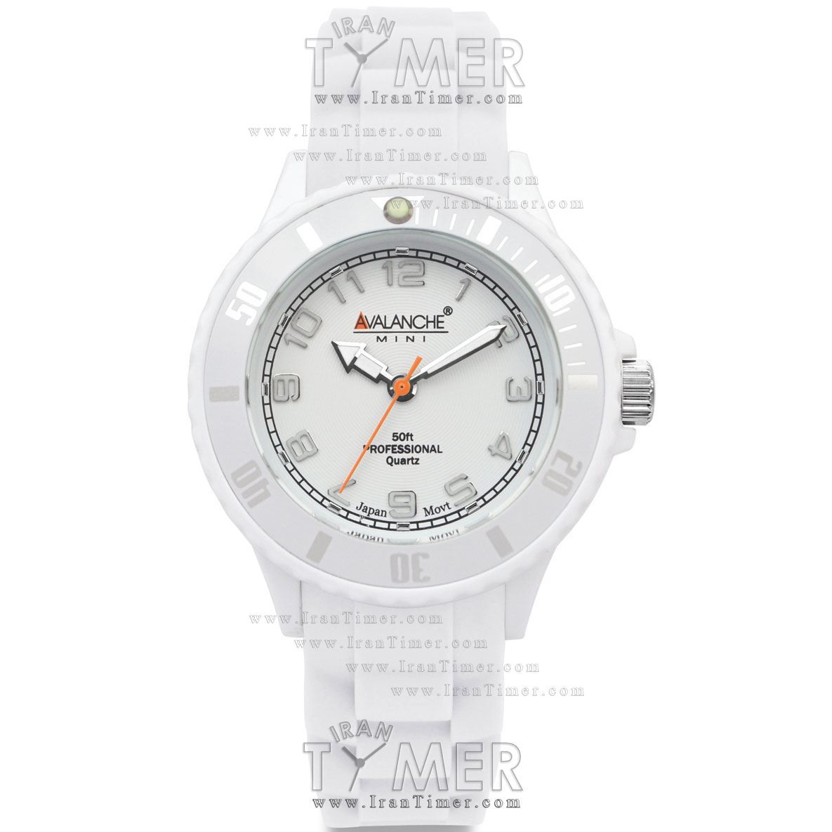 قیمت و خرید ساعت مچی زنانه اولانچ(AVALANCHE) مدل AVM1013SWH اسپرت | اورجینال و اصلی
