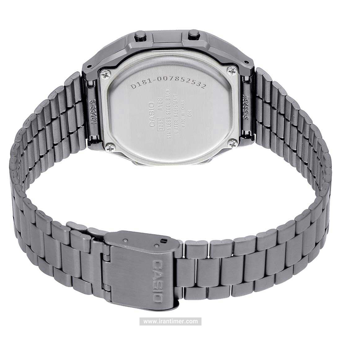 قیمت و خرید ساعت مچی مردانه کاسیو (CASIO) جنرال مدل A168WGG-1ADF کلاسیک | اورجینال و اصلی