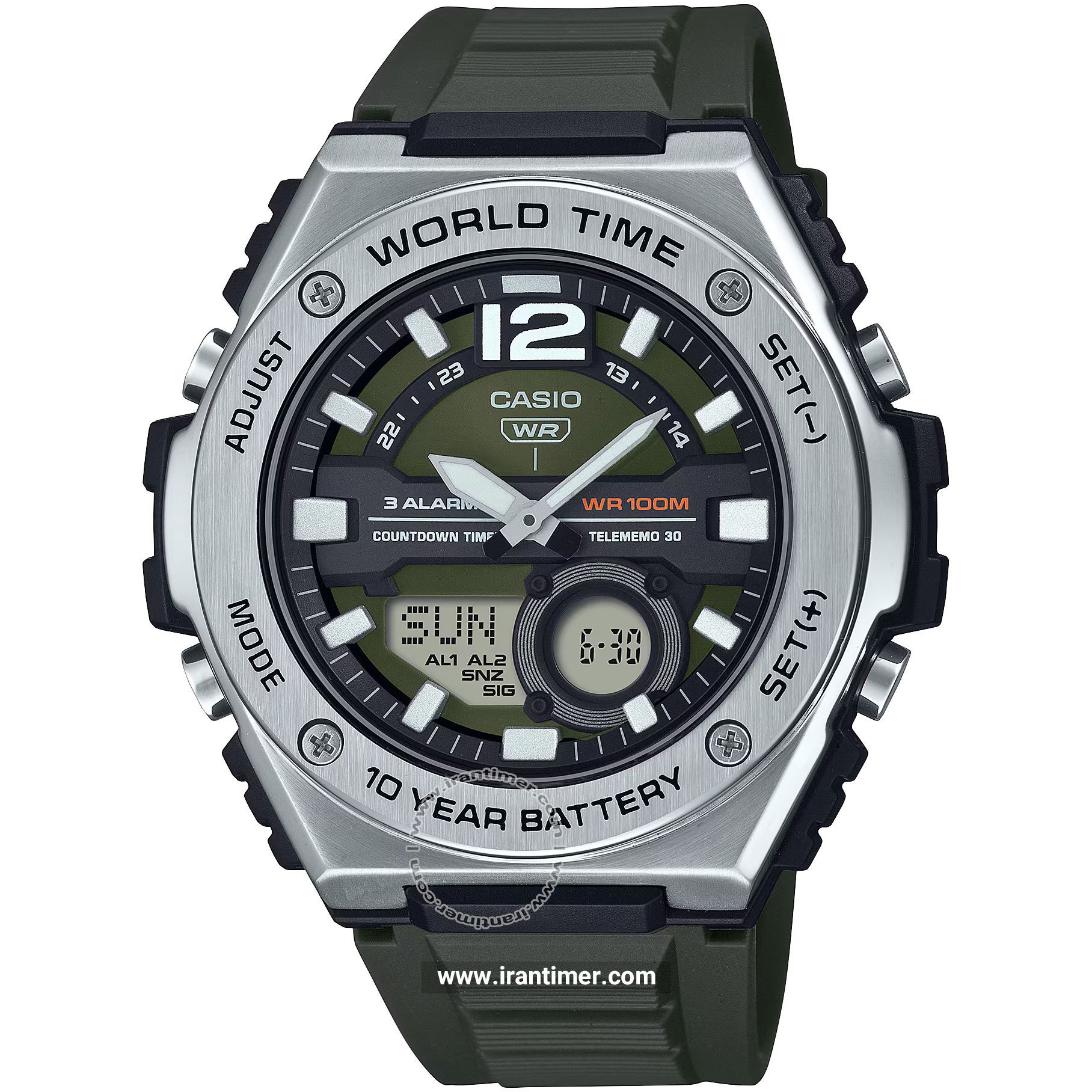 قیمت و خرید ساعت مچی مردانه کاسیو (CASIO) جنرال مدل MWQ-100-3AVDF اسپرت | اورجینال و اصلی