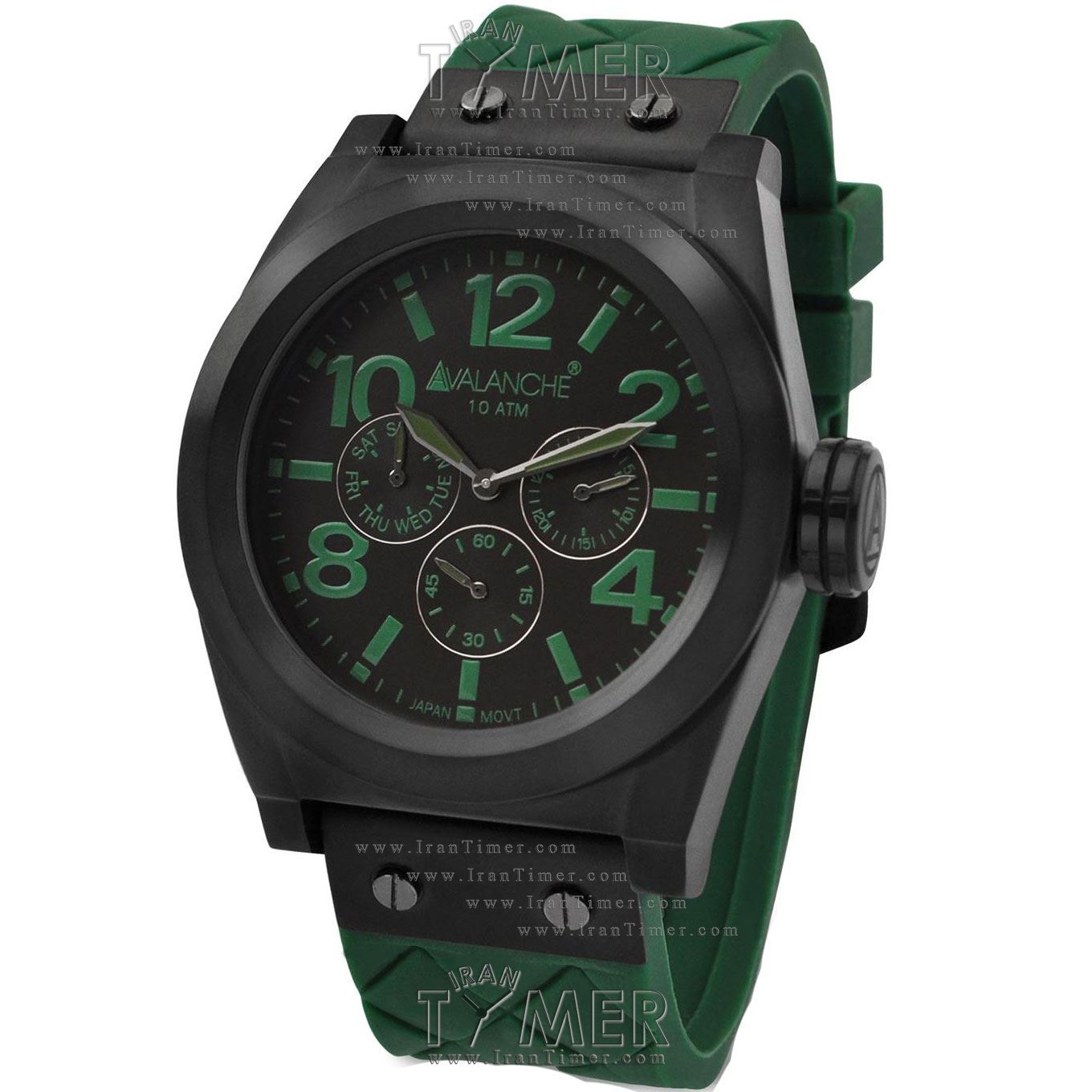 قیمت و خرید ساعت مچی مردانه اولانچ(AVALANCHE) مدل AV1027GRBK اسپرت | اورجینال و اصلی
