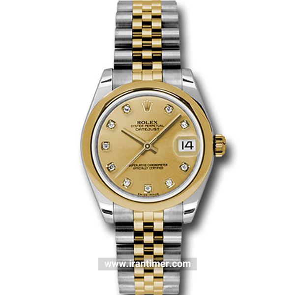 قیمت و خرید ساعت مچی زنانه رولکس(Rolex) مدل 178243 chdj Gold کلاسیک | اورجینال و اصلی
