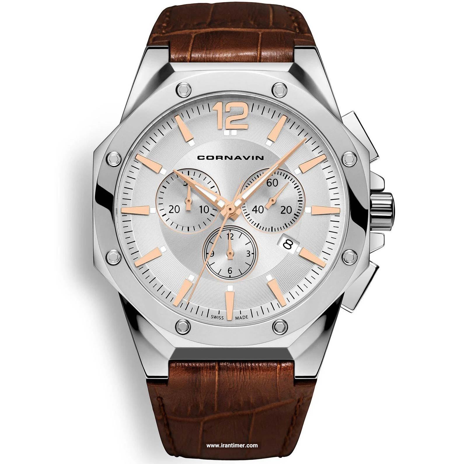 قیمت و خرید ساعت مچی مردانه کورناوین(CORNAVIN) مدل COR2010-2027 کلاسیک | اورجینال و اصلی