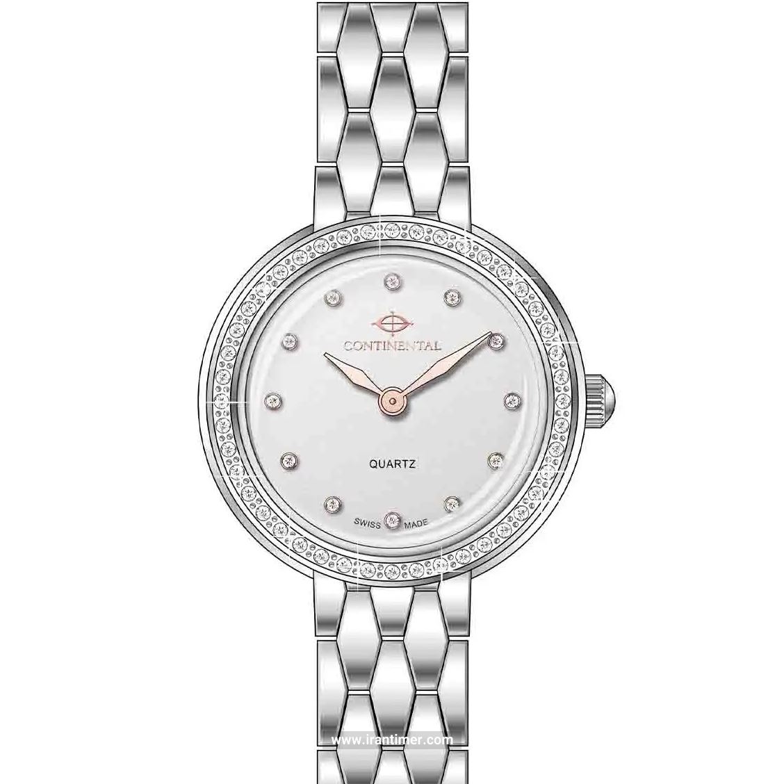 قیمت و خرید ساعت مچی زنانه کنتیننتال(CONTINENTAL) مدل 24604-LT101101 فشن | اورجینال و اصلی