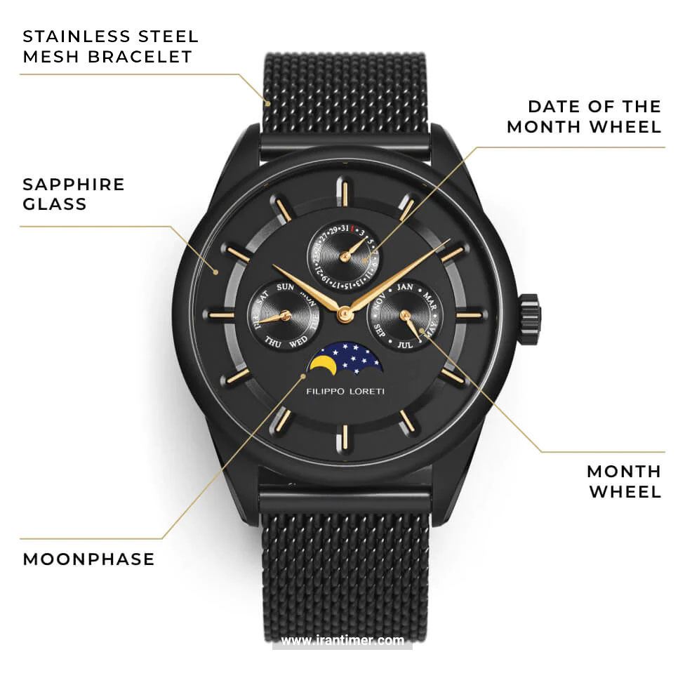 قیمت و خرید ساعت مچی مردانه فیلیپولورتی(Filippo Loreti) مدل FL40501 کلاسیک | اورجینال و اصلی