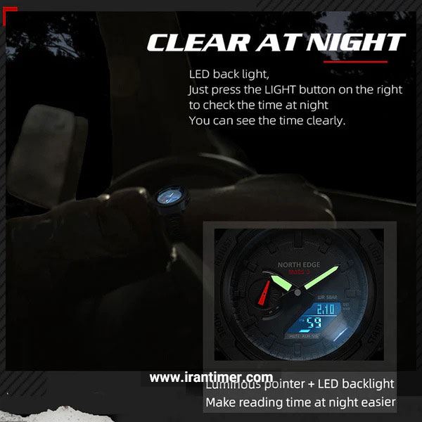 قیمت و خرید ساعت مچی مردانه نورث اج(North Edge) مدل MARS 3 اسپرت | اورجینال و اصلی