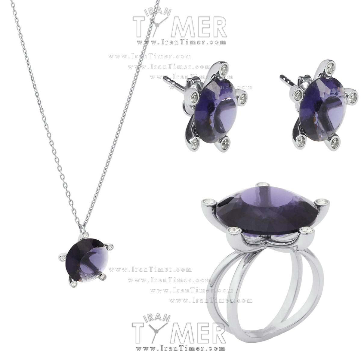 قیمت و خرید ست حلقه (انگشتر) گردنبند گوشواره زنانه برازوی(BROSWAY) مدل BOR11-Set فشن (ست لباس) | اورجینال و اصلی