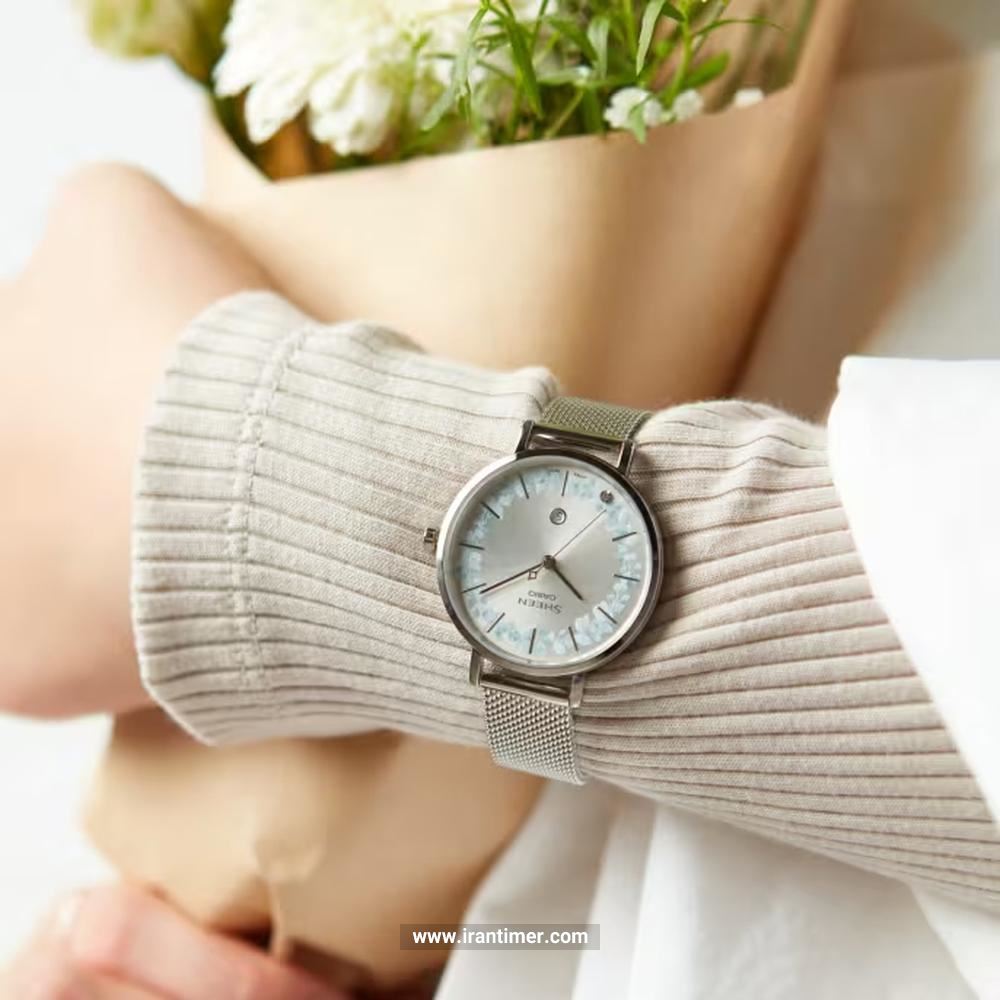 قیمت و خرید ساعت مچی زنانه کاسیو (CASIO) شین مدل SHE-4539FM-7AUDF | اورجینال و اصلی
