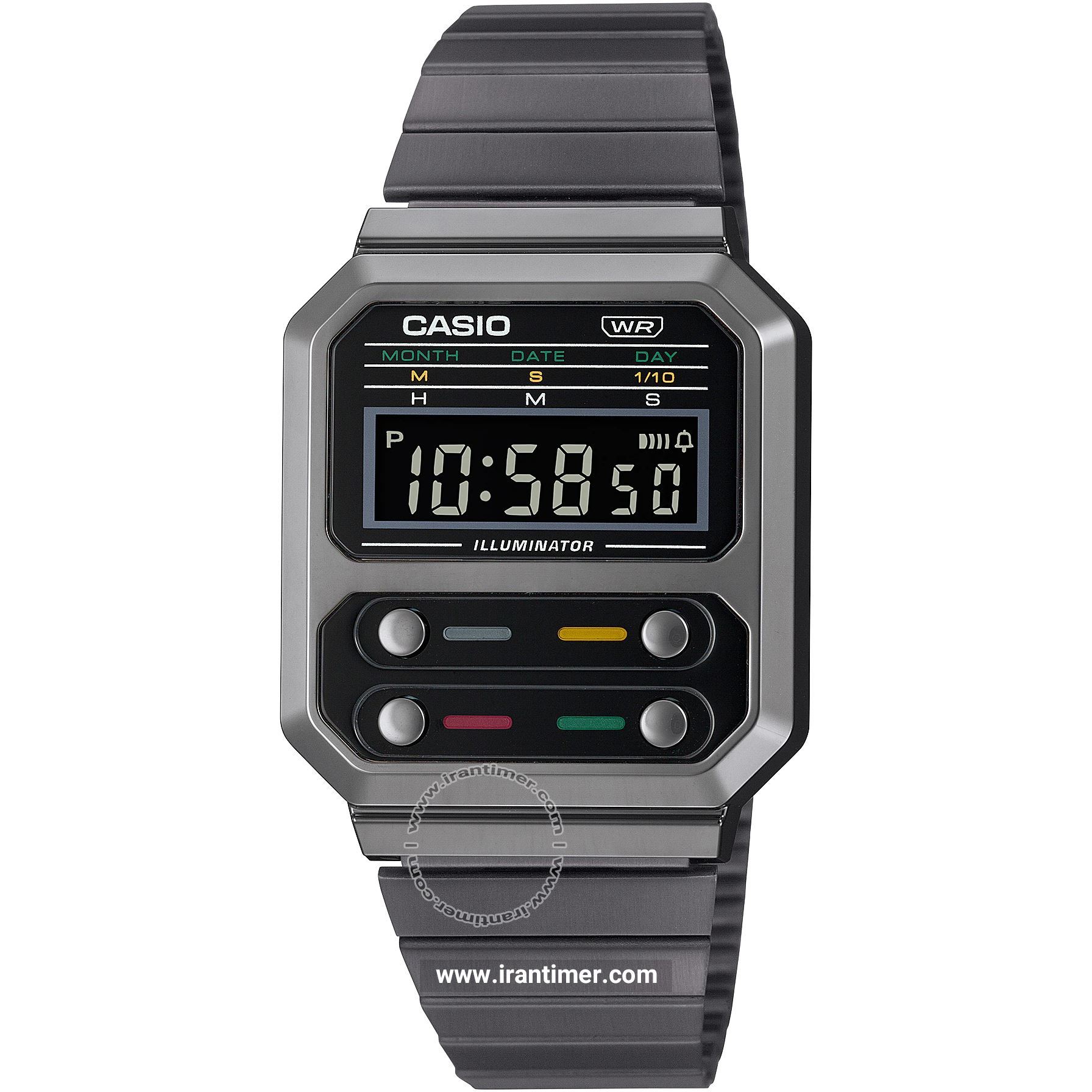 قیمت و خرید ساعت مچی مردانه زنانه کاسیو (CASIO) جنرال مدل A100WEGG-1ADF کلاسیک | اورجینال و اصلی