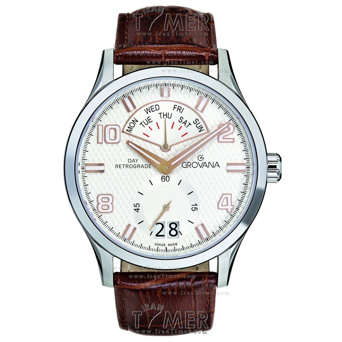 قیمت و خرید ساعت مچی مردانه گرووانا(GROVANA) مدل 1740-1528 کلاسیک | اورجینال و اصلی