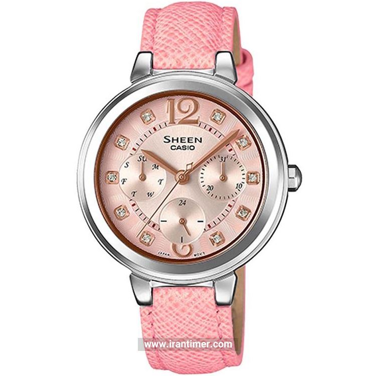 قیمت و خرید ساعت مچی زنانه کاسیو (CASIO) شین مدل SHE-3048L-4AUDR کلاسیک فشن | اورجینال و اصلی