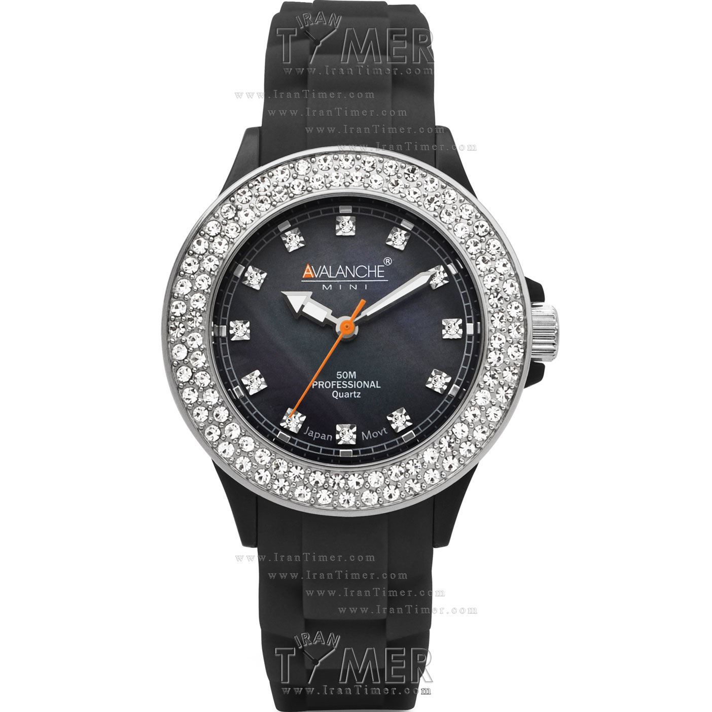 قیمت و خرید ساعت مچی زنانه اولانچ(AVALANCHE) مدل AVM1018SBK اسپرت | اورجینال و اصلی