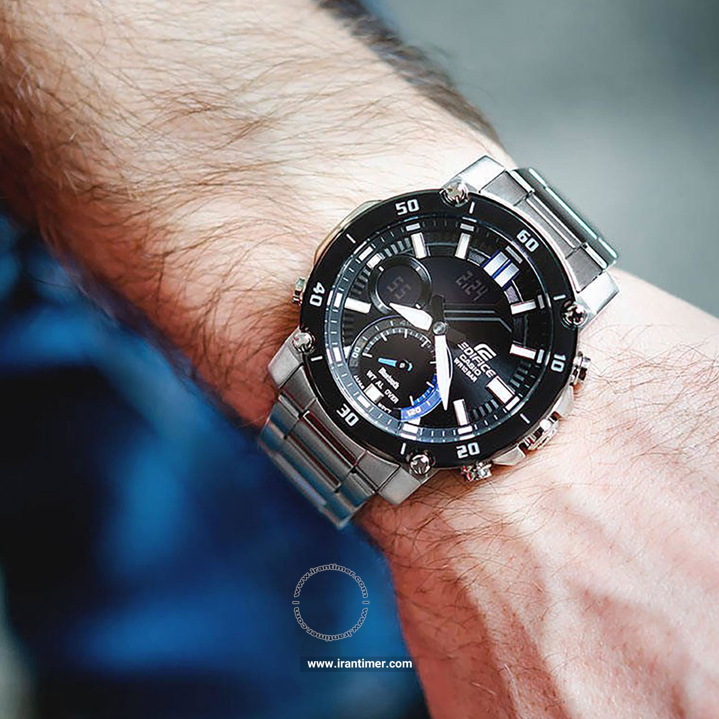 قیمت و خرید ساعت مچی مردانه کاسیو (CASIO) ادیفس(ادیفایس) مدل ECB-20DB-1A کلاسیک | اورجینال و اصلی