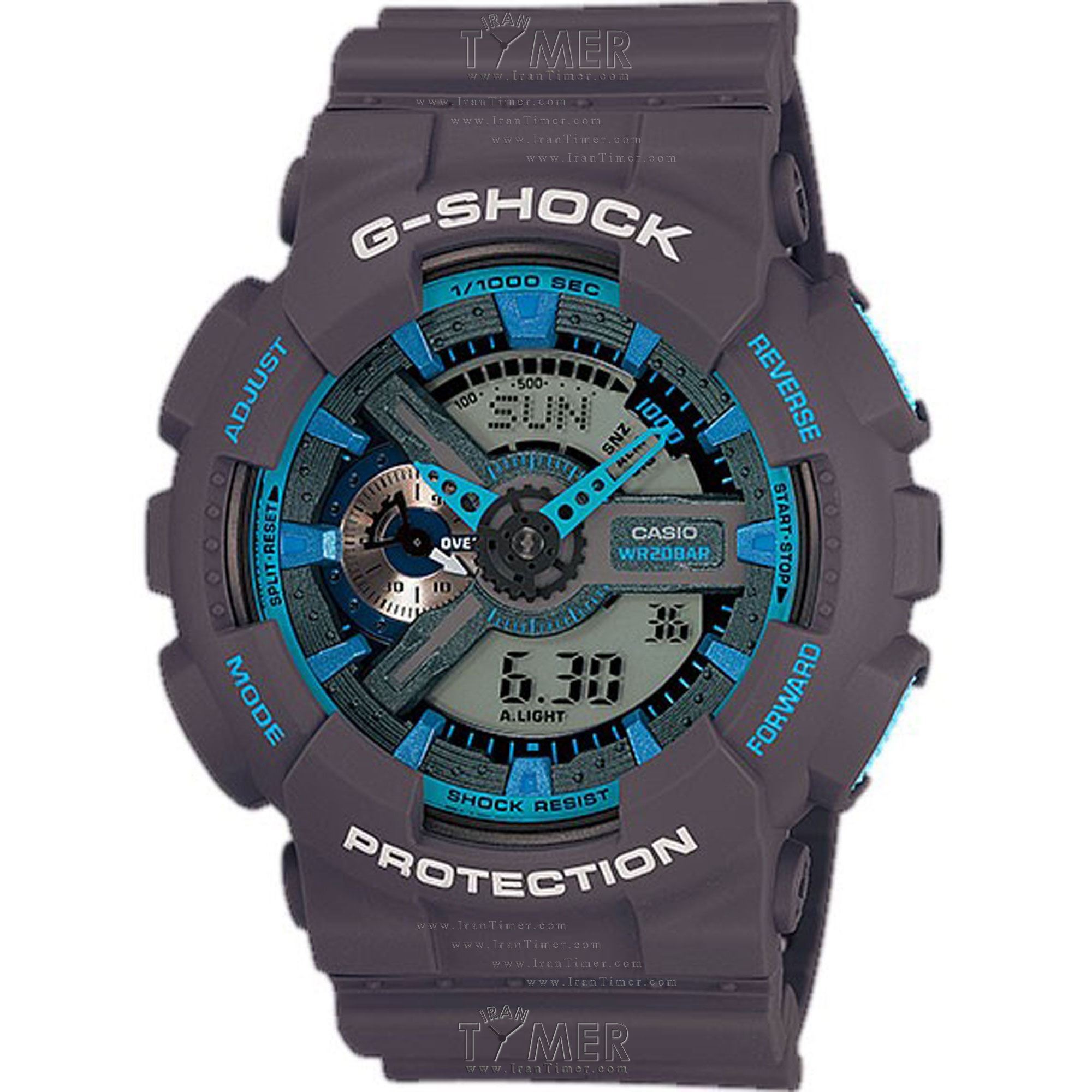 قیمت و خرید ساعت مچی مردانه کاسیو (CASIO) جی شاک مدل GA-110TS-8A2DR اسپرت | اورجینال و اصلی