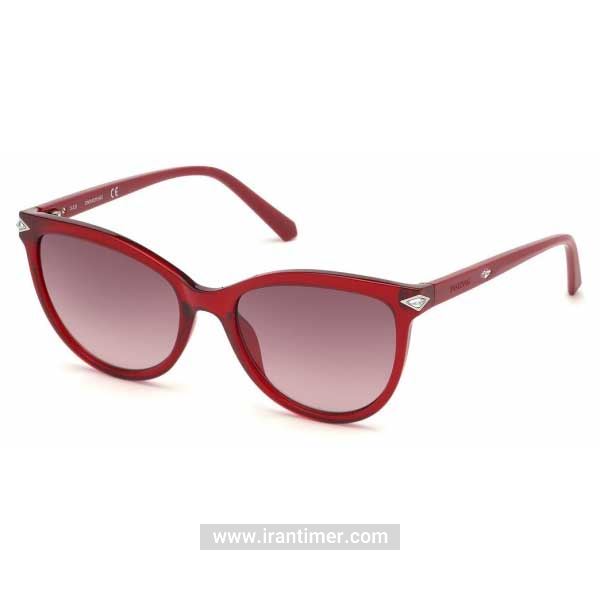 قیمت و خرید عینک آفتابی زنانه کلاسیک (SWAROVSKI) مدل SK 0233 66T 54 | اورجینال و اصلی