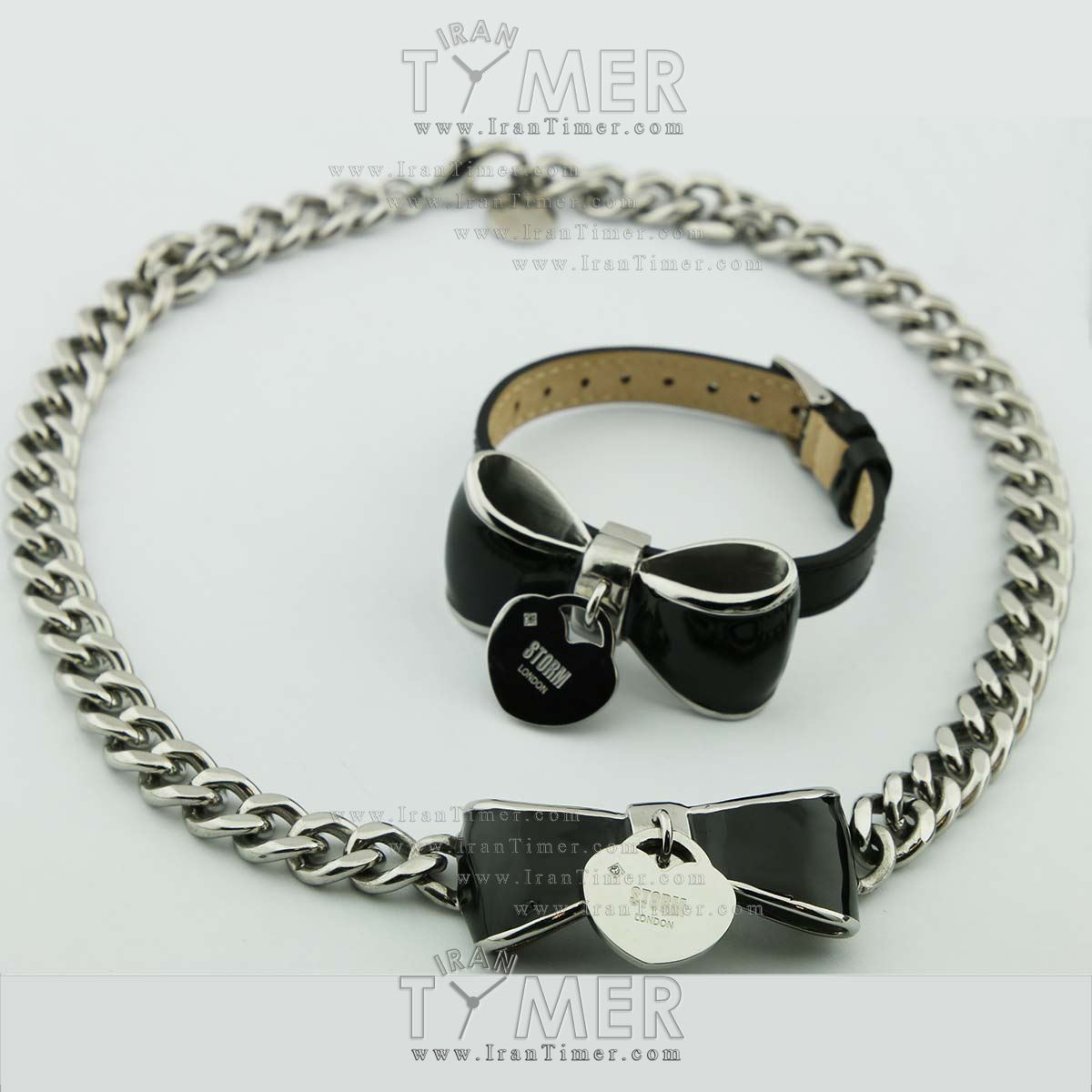 قیمت و خرید ست گردنبند دستبند باز زنانه استورم(STORM) مدل 99669/G-SET کلاسیک | اورجینال و اصلی