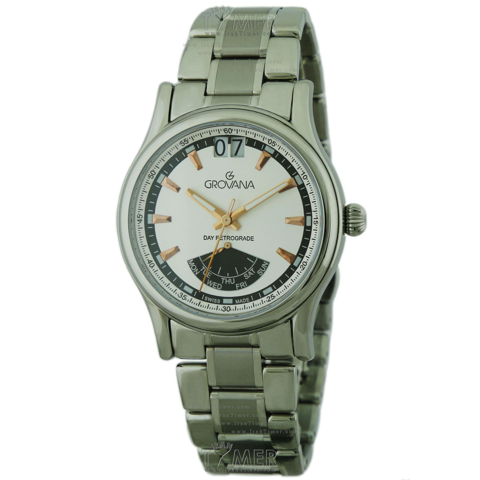 قیمت و خرید ساعت مچی مردانه گرووانا(GROVANA) مدل 1733-1128 کلاسیک | اورجینال و اصلی