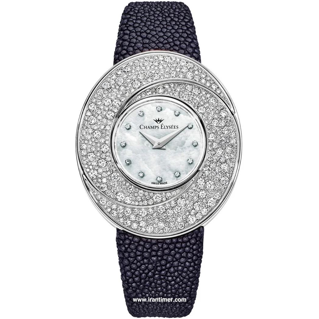 قیمت و خرید ساعت مچی زنانه شانزلیزه(Champs-Élysées) مدل 03Q-STD01-WH01 فشن | اورجینال و اصلی