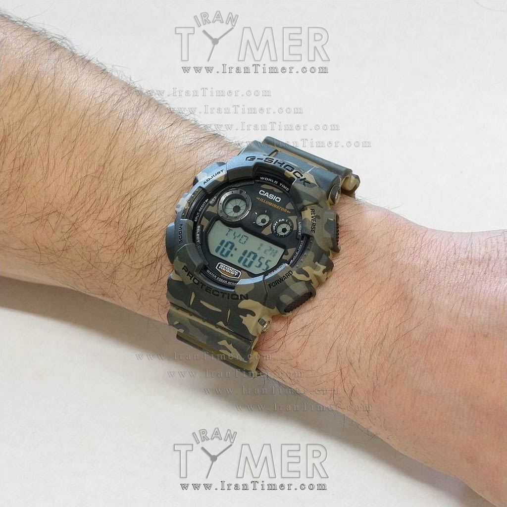 قیمت و خرید ساعت مچی مردانه کاسیو (CASIO) جی شاک مدل GD-120CM-5DR اسپرت | اورجینال و اصلی