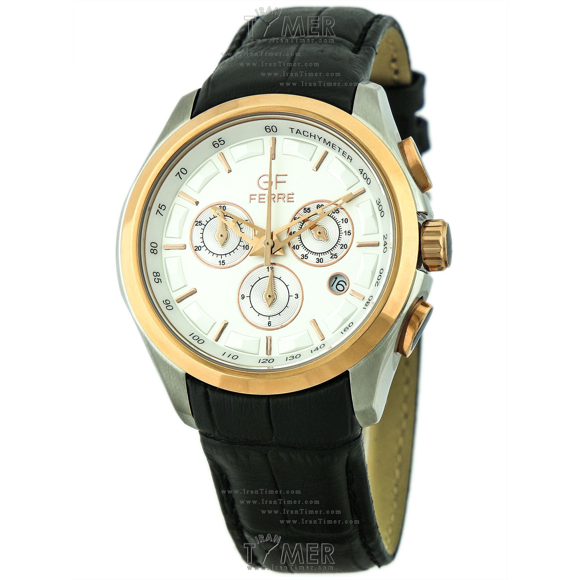 قیمت و خرید ساعت مچی مردانه جی اف فره(GF FERRE) مدل GF.TT20389M.02 کلاسیک اسپرت | اورجینال و اصلی