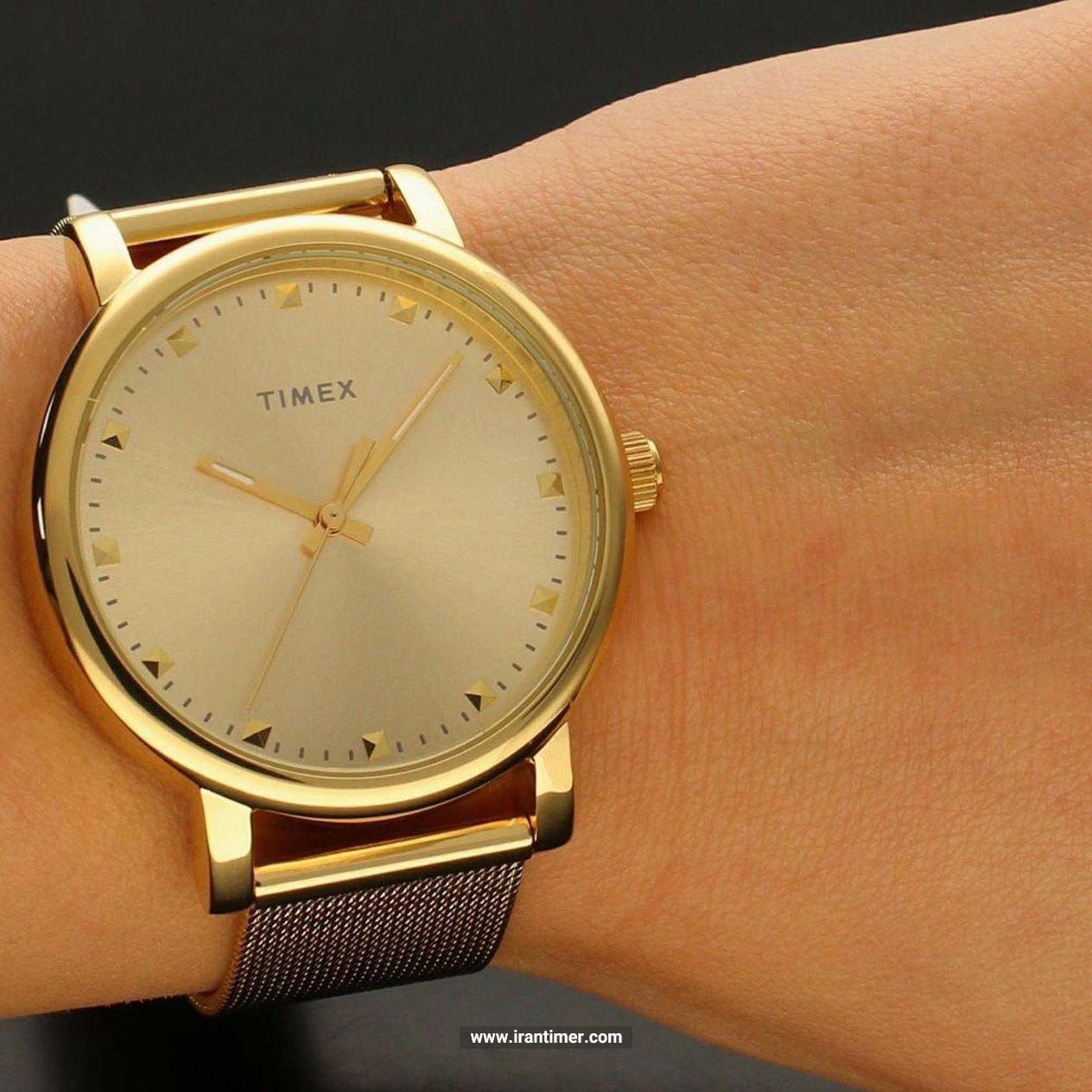 قیمت و خرید ساعت مچی زنانه تایمکس(TIMEX) مدل TW2U05400YL کلاسیک | اورجینال و اصلی