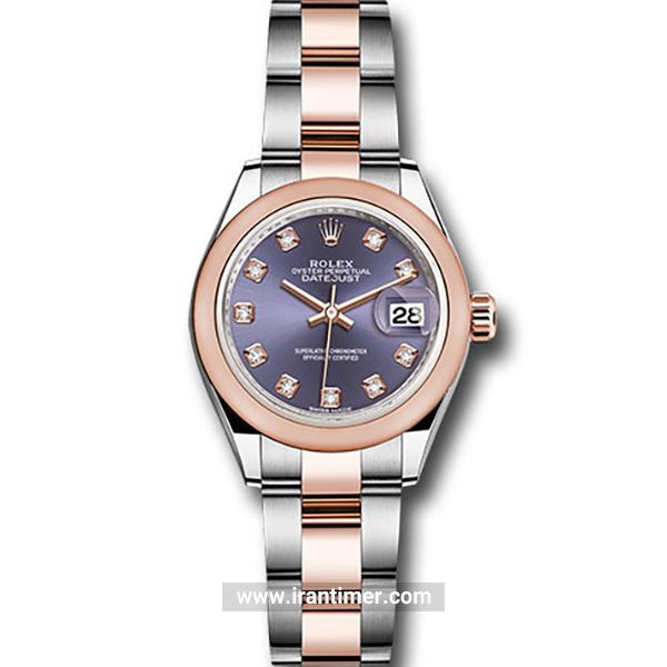 قیمت و خرید ساعت مچی زنانه رولکس(Rolex) مدل 279161 audo Dark Purple کلاسیک | اورجینال و اصلی