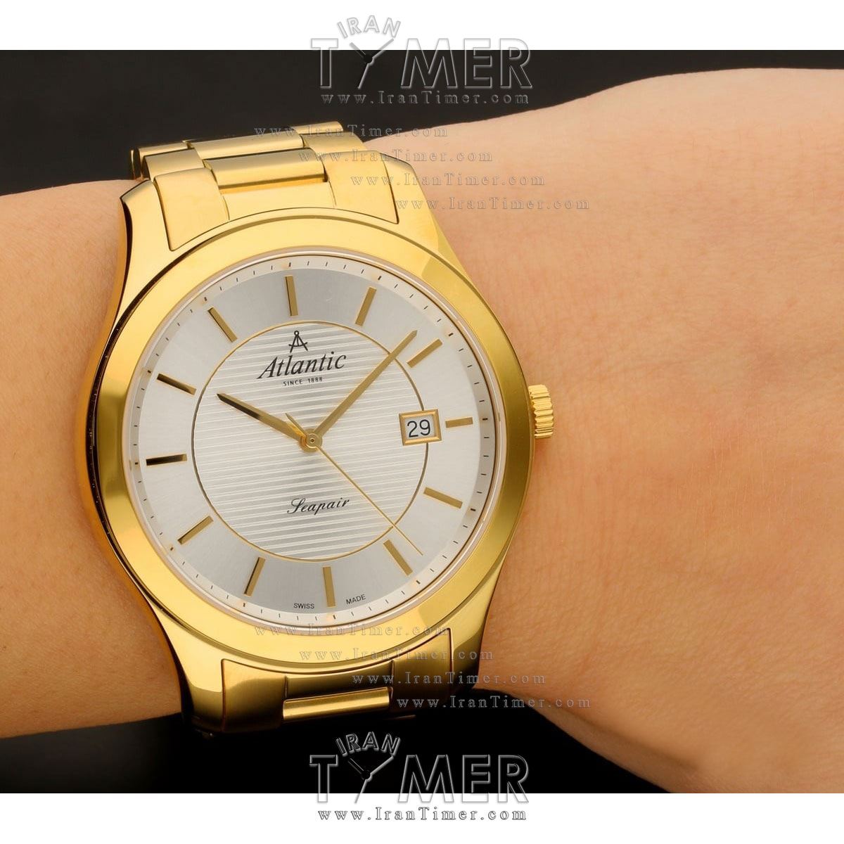 قیمت و خرید ساعت مچی مردانه آتلانتیک(ATLANTIC) مدل AC-60335.45.21 کلاسیک | اورجینال و اصلی
