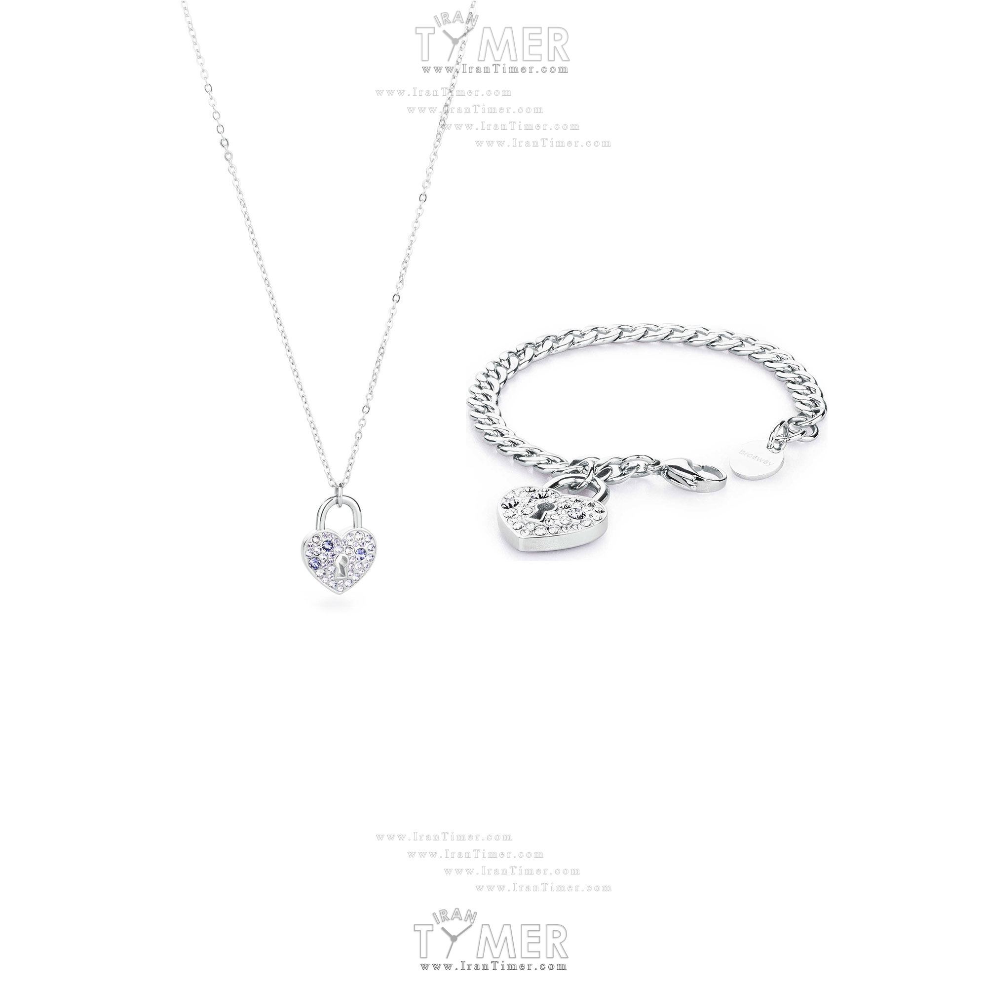 قیمت و خرید ست گردنبند دستبند باز زنانه برازوی(BROSWAY) مدل BPV14-SET فشن (ست لباس) | اورجینال و اصلی