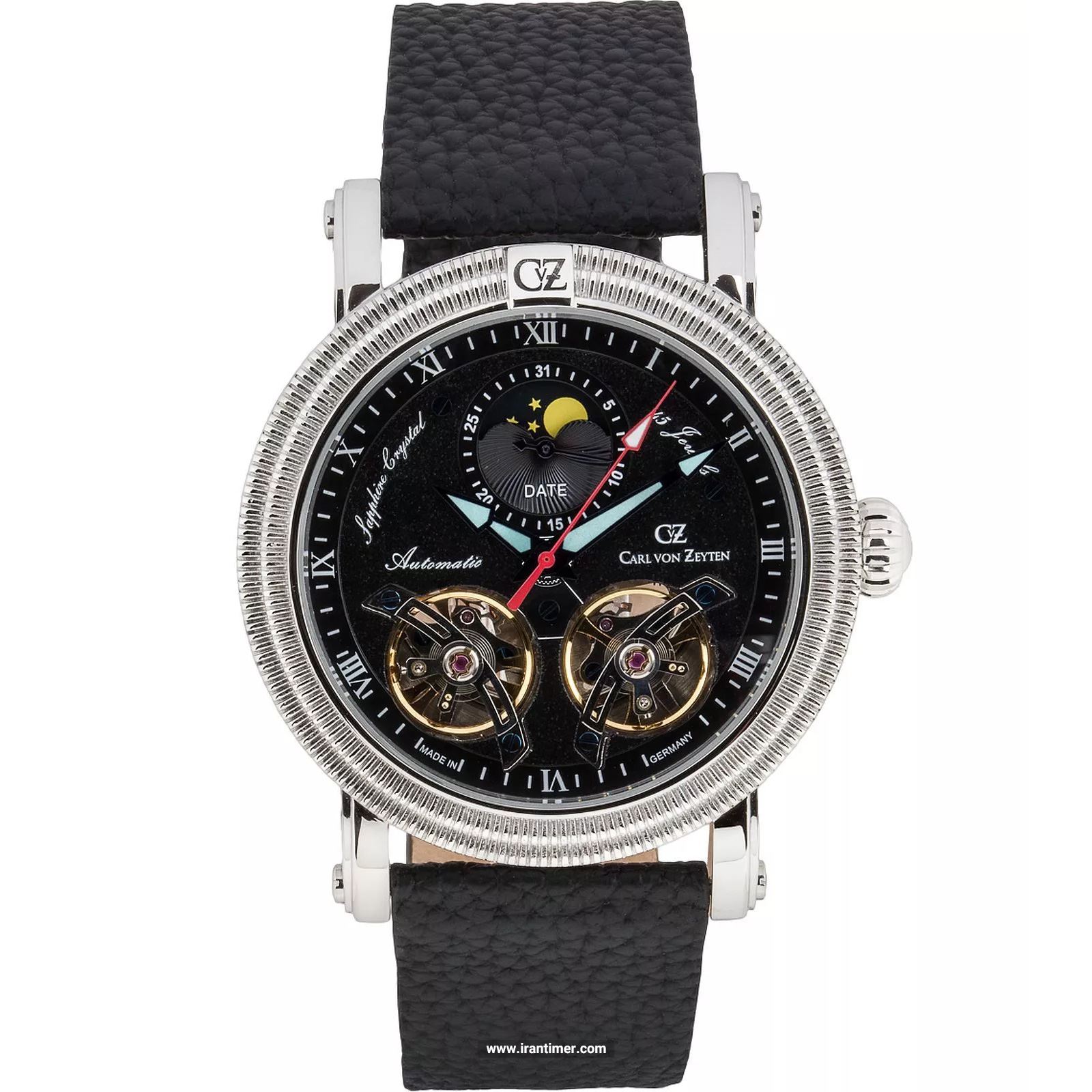 قیمت و خرید ساعت مچی مردانه کارل ون زیتن(CARL VON ZEYTEN) مدل CVZ0085BKS کلاسیک | اورجینال و اصلی