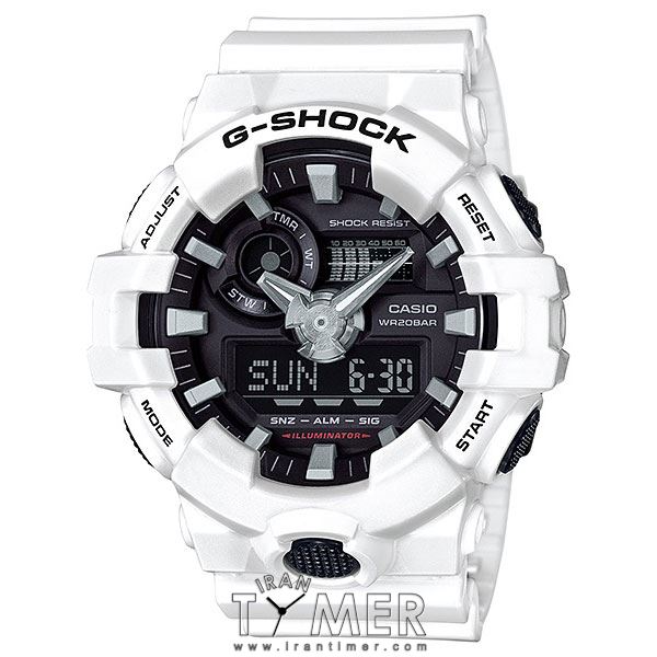 قیمت و خرید ساعت مچی مردانه کاسیو (CASIO) جی شاک مدل GA-700-7ADR اسپرت | اورجینال و اصلی