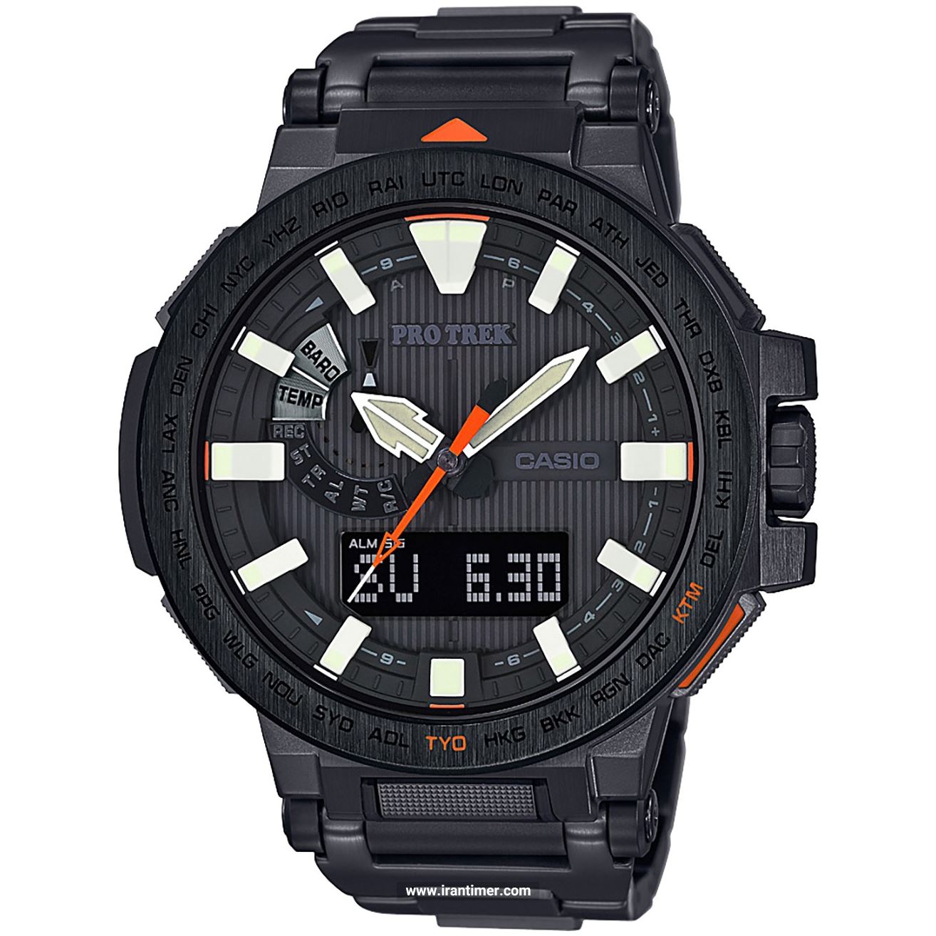 قیمت و خرید ساعت مچی مردانه کاسیو (CASIO) پروترک مدل PRX-8163YT-1DR اسپرت | اورجینال و اصلی
