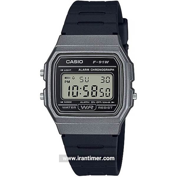 قیمت و خرید ساعت مچی مردانه زنانه کاسیو (CASIO) جنرال مدل F-91WM-1BDF اسپرت | اورجینال و اصلی