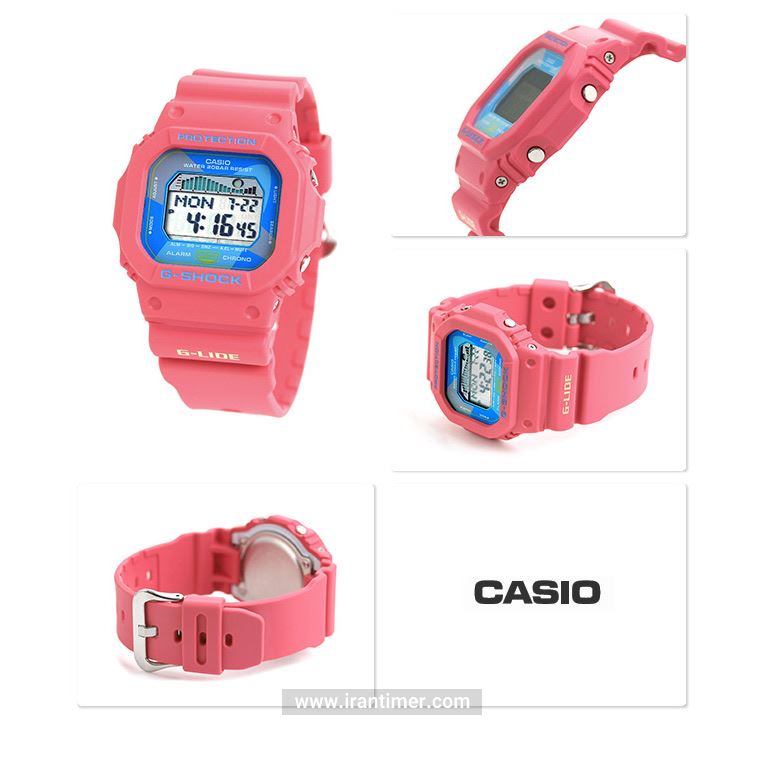 قیمت و خرید ساعت مچی زنانه کاسیو (CASIO) جی شاک مدل GLX-5600VH-4DR اسپرت | اورجینال و اصلی