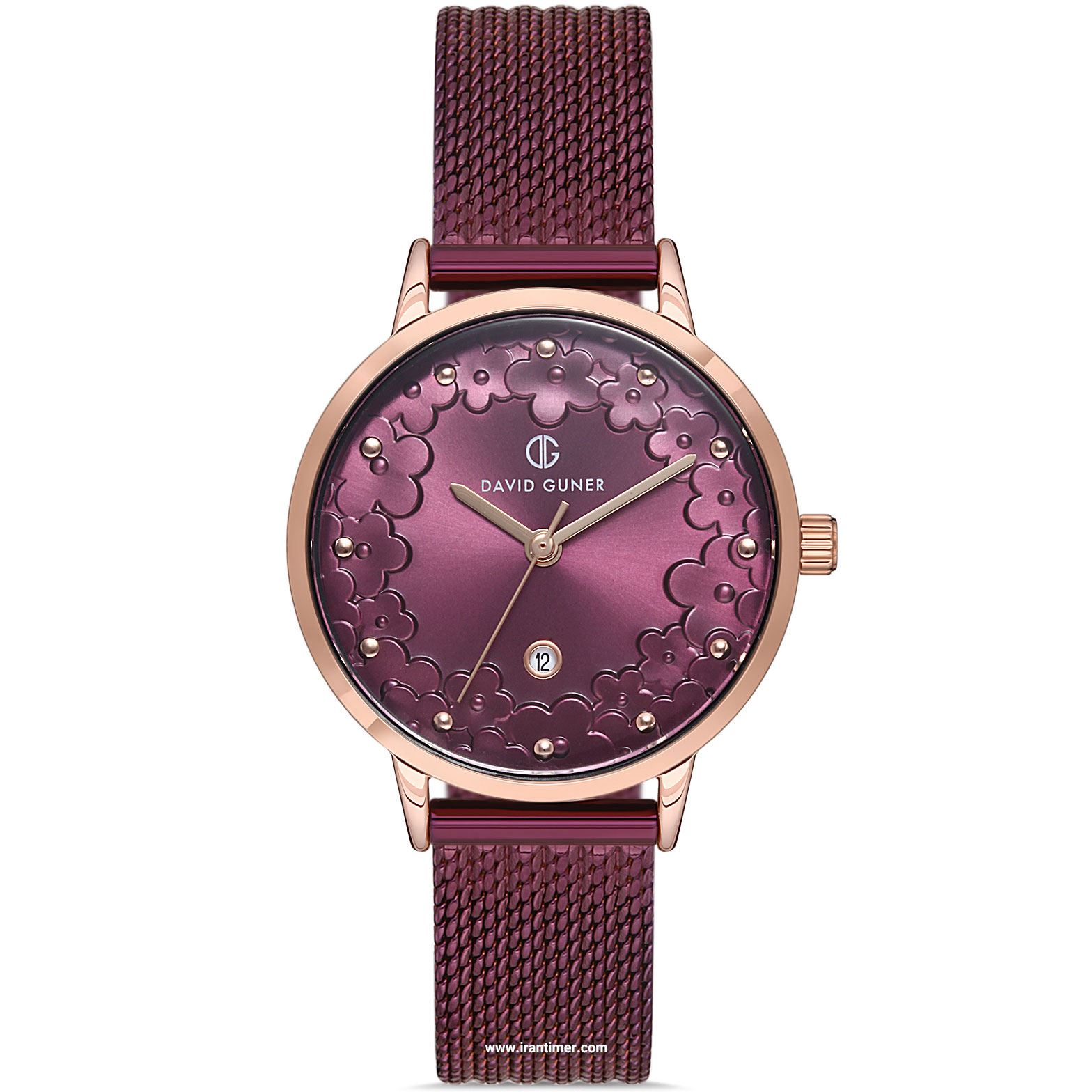 قیمت و خرید ساعت مچی زنانه دیوید گانر(David Guner) مدل DG-8104LC-ZC7 کلاسیک | اورجینال و اصلی