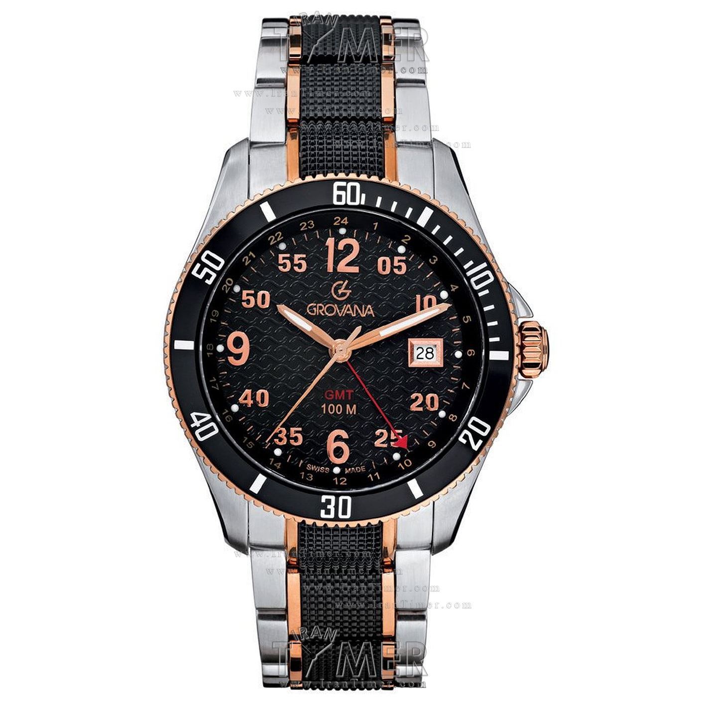 قیمت و خرید ساعت مچی مردانه گرووانا(GROVANA) مدل 1616-1187 کلاسیک | اورجینال و اصلی