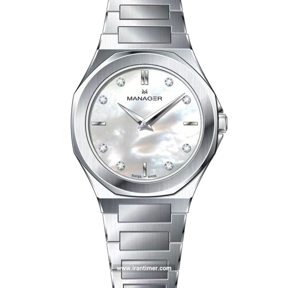 قیمت و خرید ساعت مچی زنانه منیجر(MANAGER) مدل MAN-RW-210-SM کلاسیک | اورجینال و اصلی