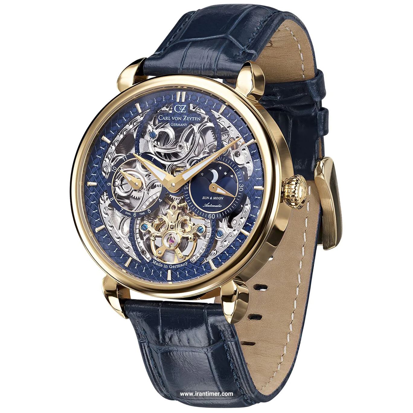 قیمت و خرید ساعت مچی مردانه کارل ون زیتن(CARL VON ZEYTEN) مدل CVZ0005GBLS کلاسیک | اورجینال و اصلی