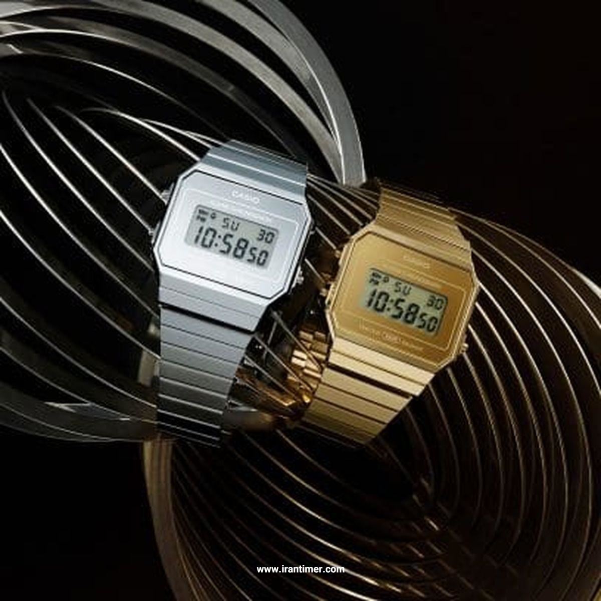 قیمت و خرید ساعت مچی زنانه کاسیو (CASIO) مدل A700WEVG-9ADF کلاسیک | اورجینال و اصلی