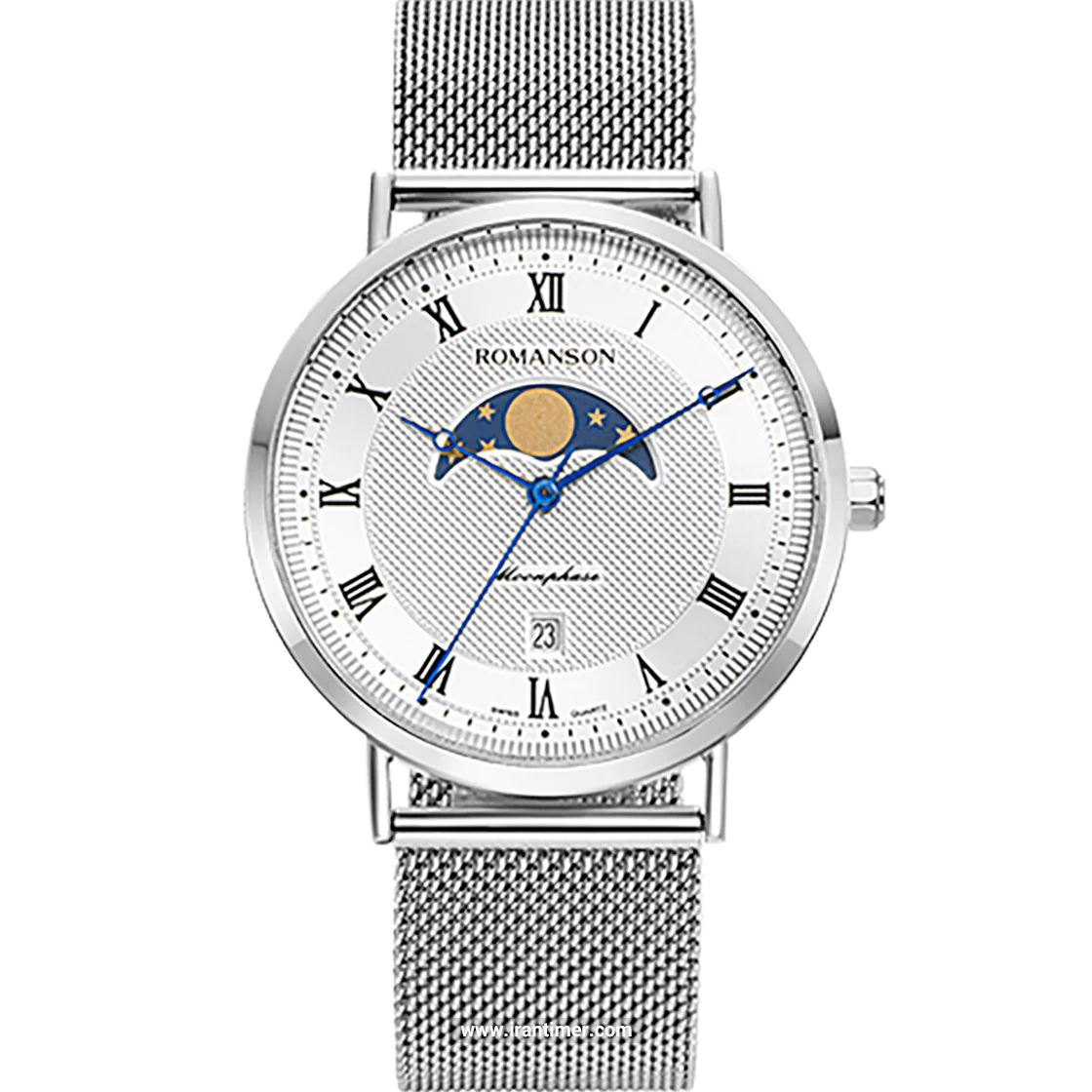 قیمت و خرید ساعت مچی مردانه رومانسون(ROMANSON) مدل TM1B24FM1WAS5U کلاسیک | اورجینال و اصلی
