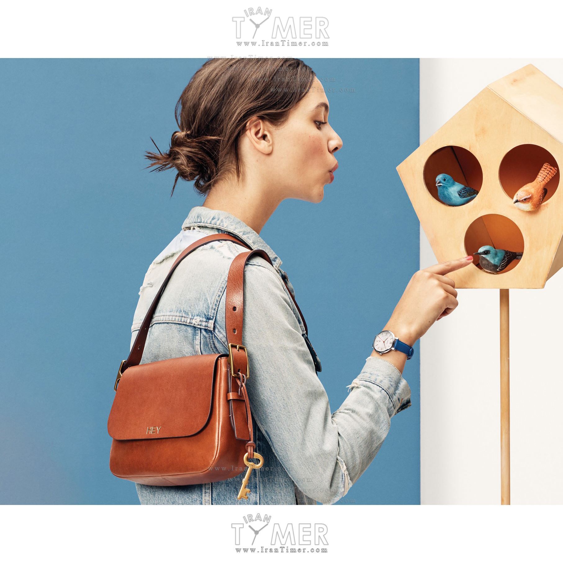 قیمت و خرید ساعت مچی زنانه فسیل(FOSSIL) مدل ES3989 کلاسیک | اورجینال و اصلی