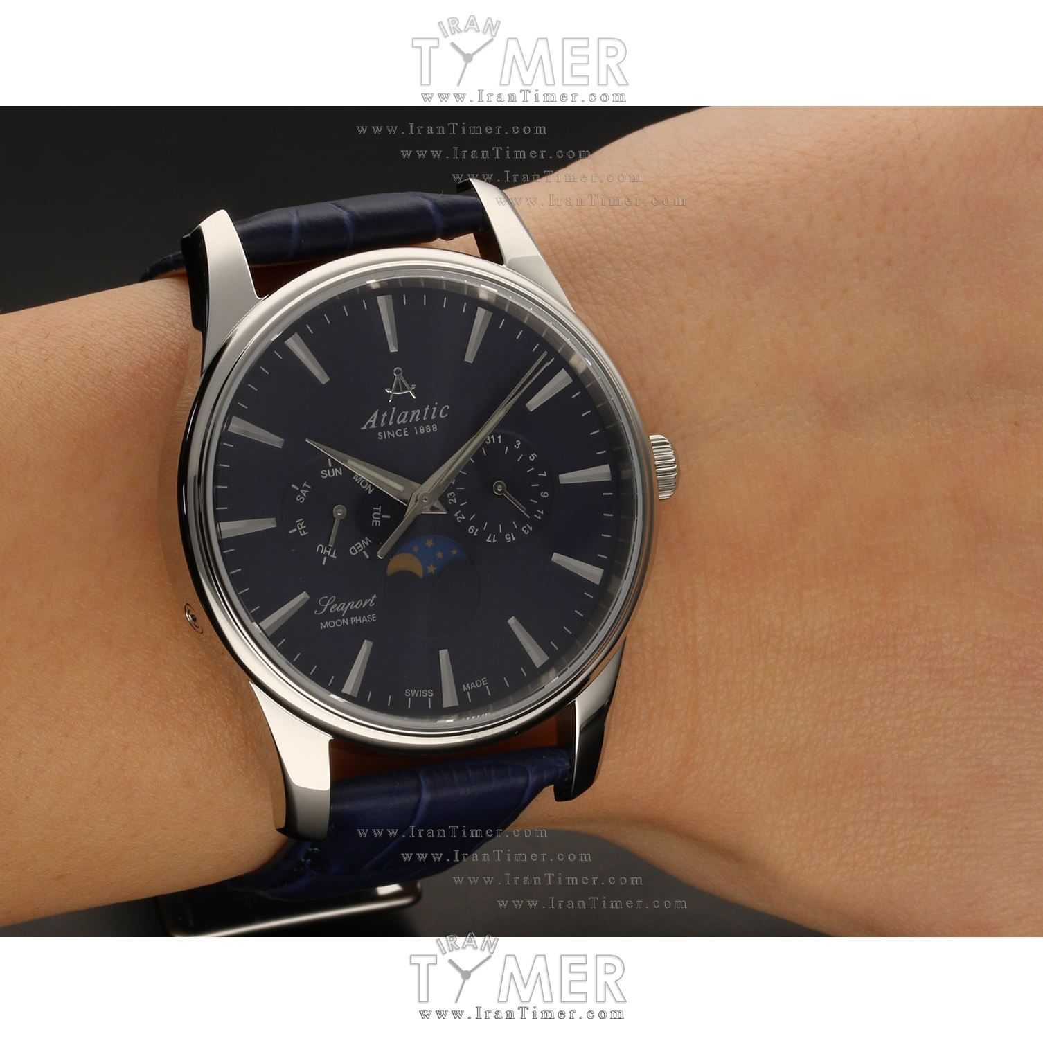 قیمت و خرید ساعت مچی مردانه آتلانتیک(ATLANTIC) مدل AC-56550.41.51 کلاسیک | اورجینال و اصلی