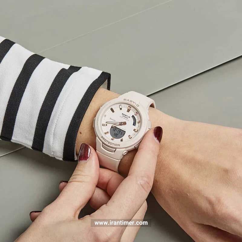 قیمت و خرید ساعت مچی کاسیو (CASIO) بیبی جی مدل BSA-B100-4A1DR اسپرت | اورجینال و اصلی