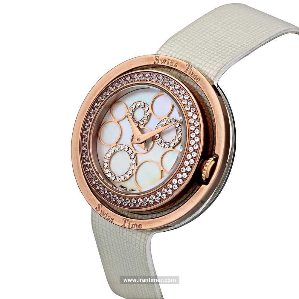 قیمت و خرید ساعت مچی زنانه سوئیس تایم(SWISS TIME) مدل ST 691-RGWhi/Wh فشن | اورجینال و اصلی