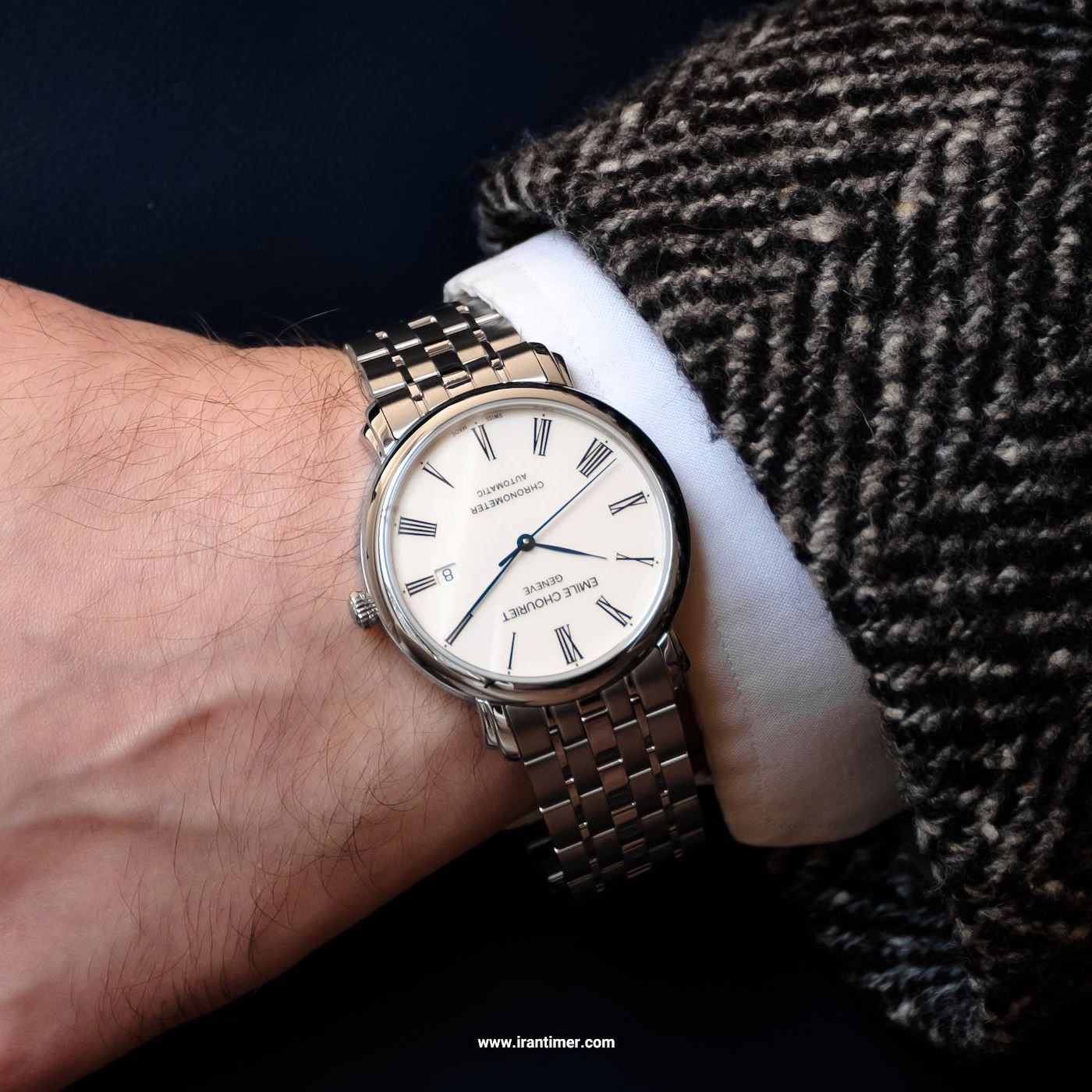 قیمت و خرید ساعت مچی مردانه امیل شوریه(EMILE CHOURIET) مدل 00.1168.G40.6.6.25.6 کلاسیک | اورجینال و اصلی
