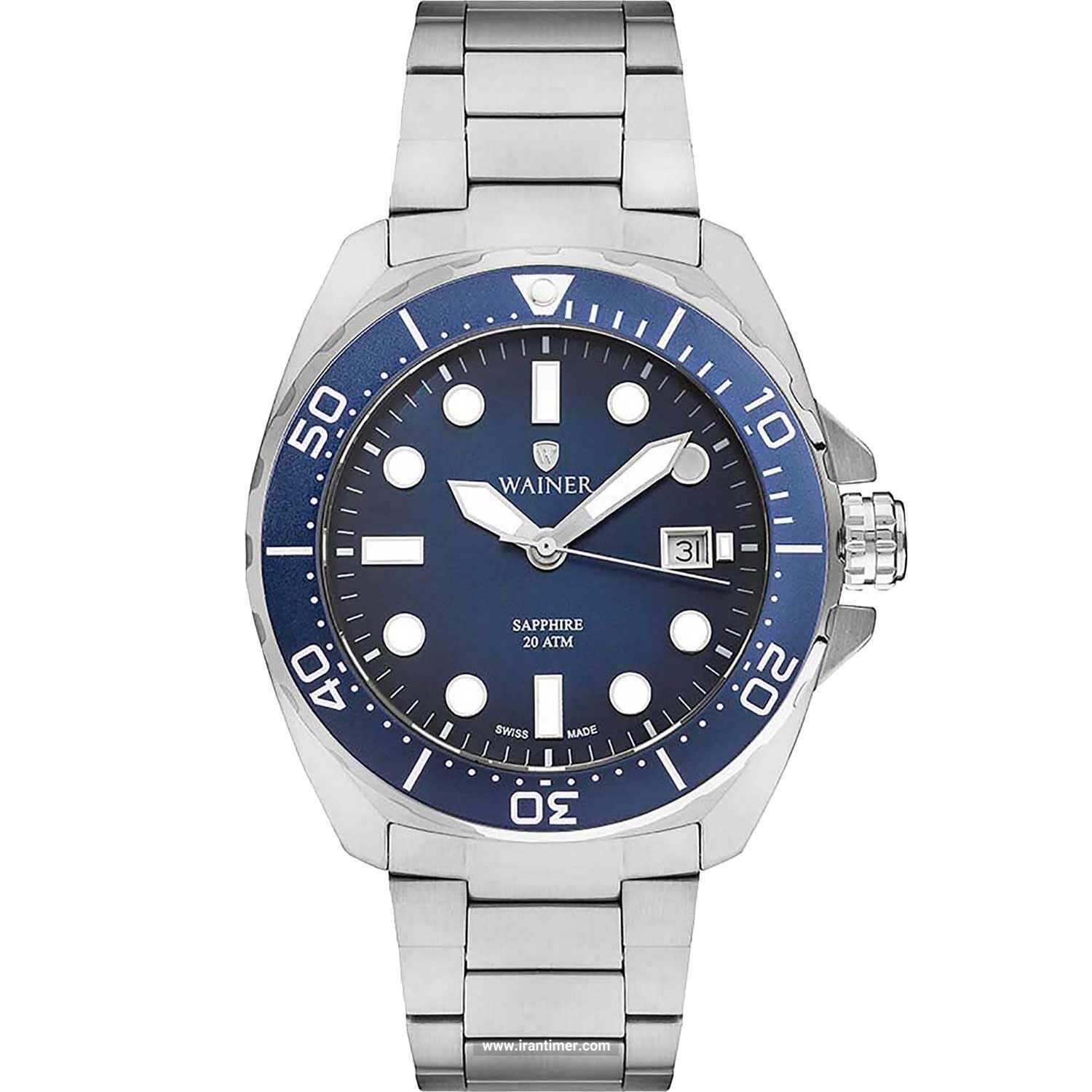 قیمت و خرید ساعت مچی مردانه واینر(WAINER) مدل WA.10921-B کلاسیک | اورجینال و اصلی