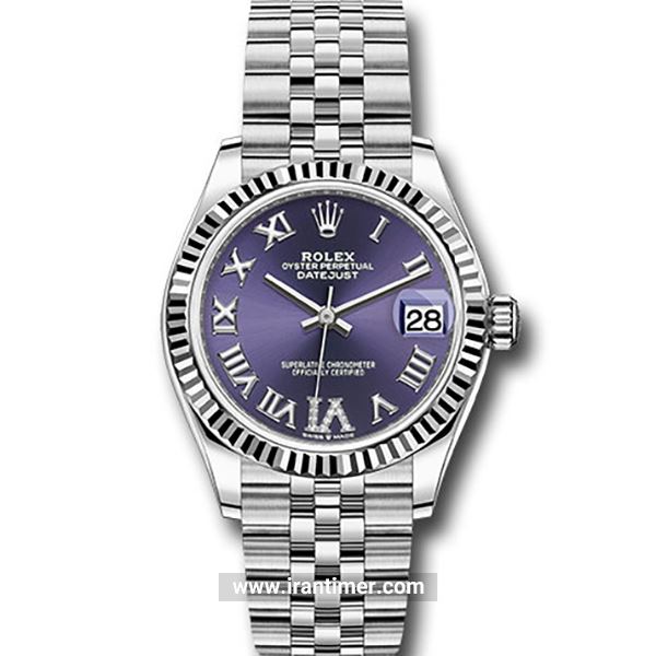قیمت و خرید ساعت مچی زنانه رولکس(Rolex) مدل 278274 AUBDR6J DARK PURPLE کلاسیک | اورجینال و اصلی