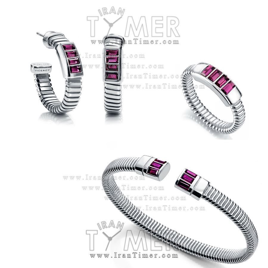 قیمت و خرید ست حلقه (انگشتر) گوشواره دستبند بسته (النگو) زنانه ویسروی(VICEROY) مدل 1216P00049-SET فشن (ست لباس) کلاسیک | اورجینال و اصلی